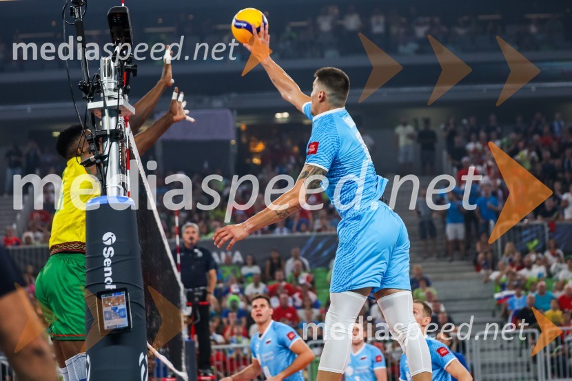  Klemen Čebulj, odbojkarSvetovno prvenstvo v odbojki 2022, Slovenija - Kamerun