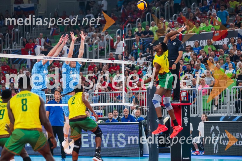 Svetovno prvenstvo v odbojki 2022, Slovenija - Kamerun