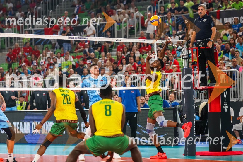Svetovno prvenstvo v odbojki 2022, Slovenija - Kamerun