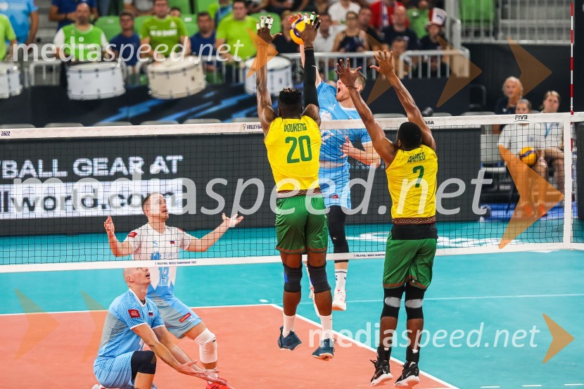 Svetovno prvenstvo v odbojki 2022, Slovenija - Kamerun