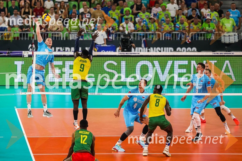 Svetovno prvenstvo v odbojki 2022, Slovenija - Kamerun