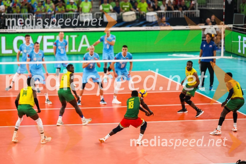 Svetovno prvenstvo v odbojki 2022, Slovenija - Kamerun