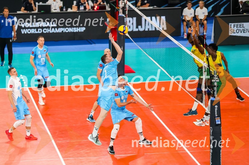  Tonček  Štern, odbojkarSvetovno prvenstvo v odbojki 2022, Slovenija - Kamerun