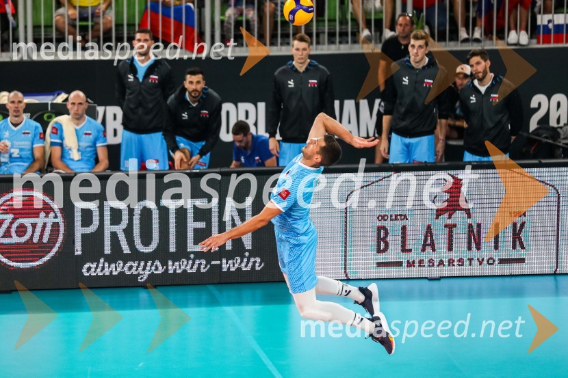  Gregor  Ropret, odbojkarSvetovno prvenstvo v odbojki 2022, Slovenija - Kamerun