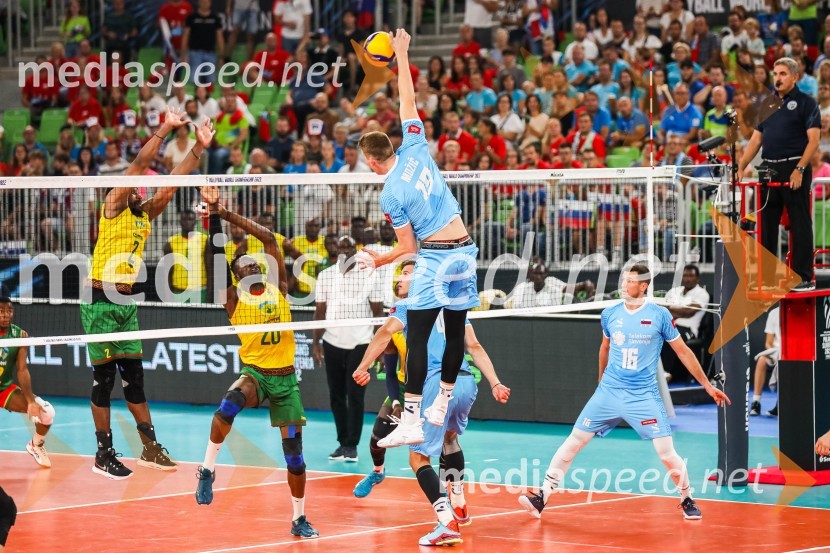  Rok  Možič, slovenski odbojkarski reprezentant Svetovno prvenstvo v odbojki 2022, Slovenija - Kamerun