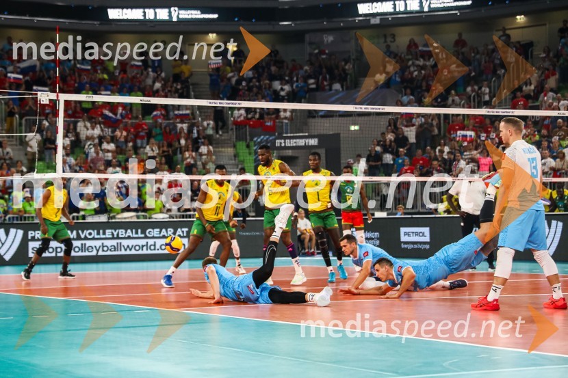  Rok  Možič, slovenski odbojkarski reprezentant ;  Gregor  Ropret, odbojkar;  Jan  Kozamernik, odbojkar;  Jani Kovačič, odbojkarSvetovno prvenstvo v odbojki 2022, Slovenija - Kamerun