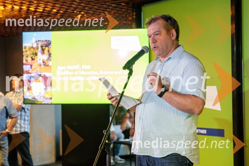   Igor Papič, minister za izobraževanje, znanost in športSvetovno prvenstvo v odbojki 2022, Slovenija - Francija