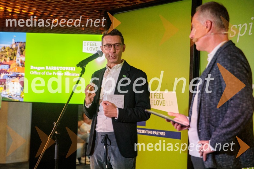  Dragan Barbutovski, Dragan Barbutovski, direktor, Urad vlade za komuniciranje (UKOM);  Igor Evgen Bergant, novinar in TV voditeljSvetovno prvenstvo v odbojki 2022, Slovenija - Francija