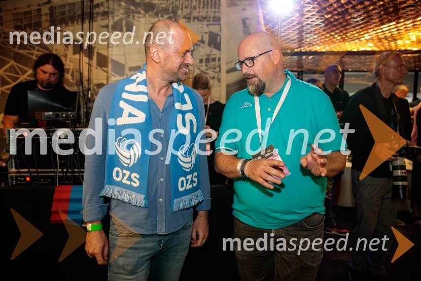  Blaž Brodnjak, predsednik uprave NLB;  ... Svetovno prvenstvo v odbojki 2022, Slovenija - Francija