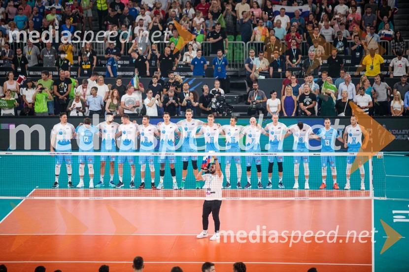  Dejan  Vinčić, odbojkar;  Jan  Klobučar, odbojkar;  Mitja Gasparini   , odbojkar;  Tonček  Štern, odbojkar;  Danijel Koncilja, odbojkar;  Jan  Kozamernik, odbojkar;  Sašo  Štalekar, odbojkar;  Rok  Možič, slovenski odbojkarski reprezentant ;  Gregor  Ropret, odbojkar;  Žiga  Štern, odbojkar;  Alen  Pajenk  , odbojkar;  Klemen Čebulj, odbojkar;  Jani Kovačič, odbojkar;  Tine  Urnaut, kapetan slovenske odbojkarske reprezentanceSvetovno prvenstvo v odbojki 2022, Slovenija - Francija