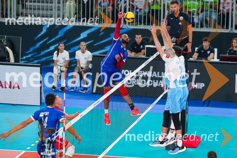  ... ;  Earvin N'Gapeth, odbojkar;  Alen  Pajenk  , odbojkarSvetovno prvenstvo v odbojki 2022, Slovenija - Francija