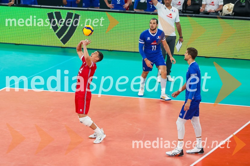 Svetovno prvenstvo v odbojki 2022, Slovenija - Francija