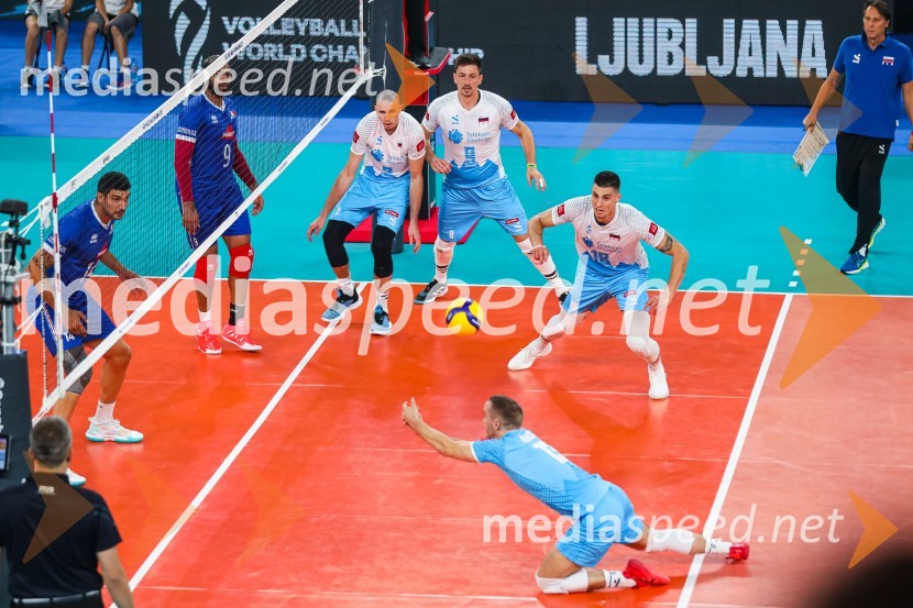  ... ;  Earvin N'Gapeth, odbojkar;  Alen  Pajenk  , odbojkar;  Dejan  Vinčić, odbojkar;  Klemen Čebulj, odbojkar;  Jani Kovačič, odbojkarSvetovno prvenstvo v odbojki 2022, Slovenija - Francija