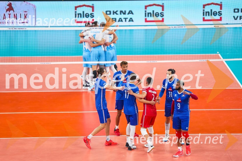 Svetovno prvenstvo v odbojki 2022, Slovenija - Francija