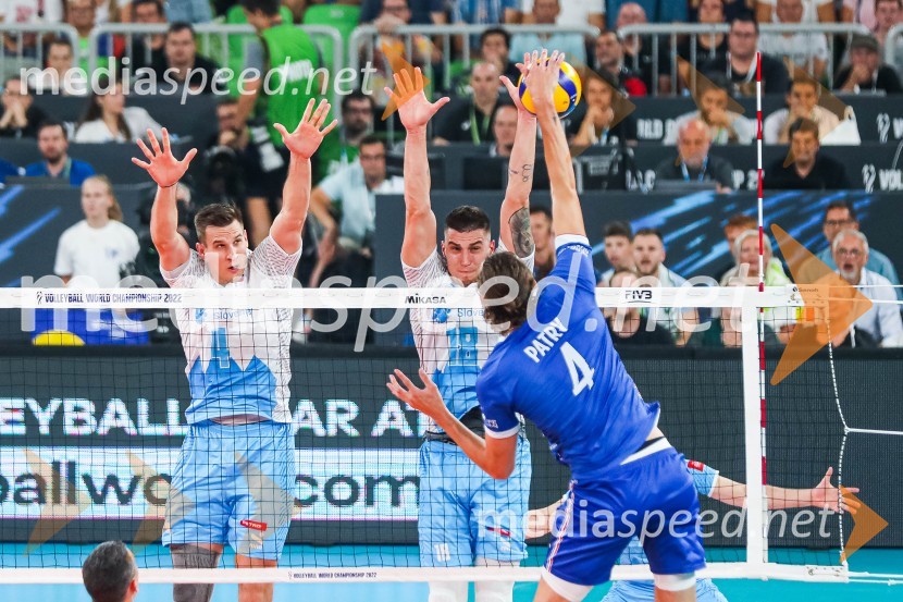  Jan  Kozamernik, odbojkar;  Klemen Čebulj, odbojkar;  ... Svetovno prvenstvo v odbojki 2022, Slovenija - Francija