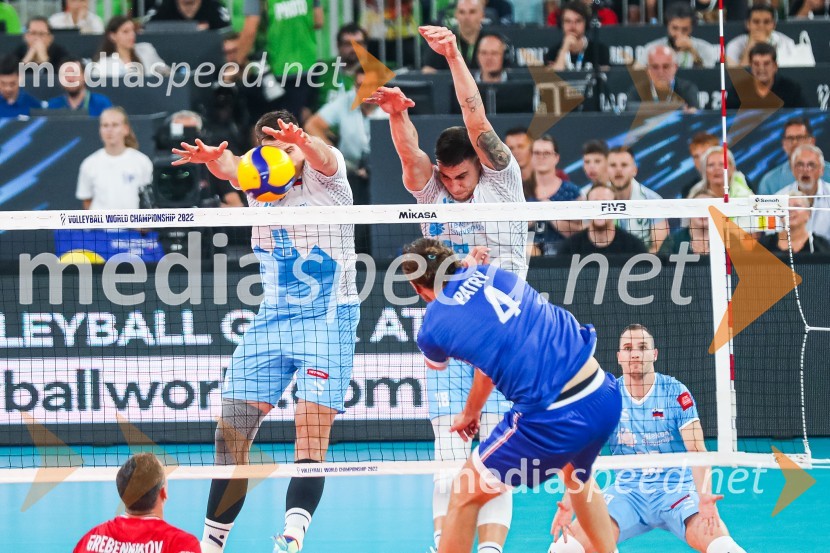  Jan  Kozamernik, odbojkar;  Klemen Čebulj, odbojkar;  ... Svetovno prvenstvo v odbojki 2022, Slovenija - Francija