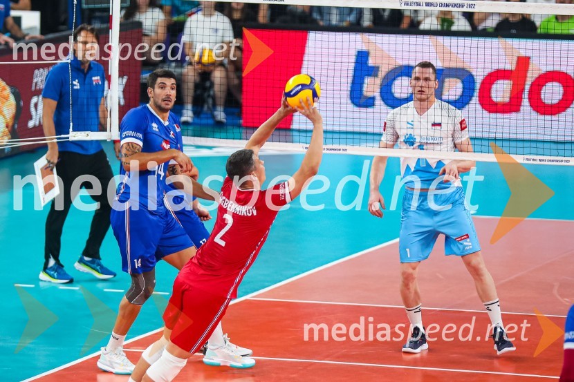 Svetovno prvenstvo v odbojki 2022, Slovenija - Francija