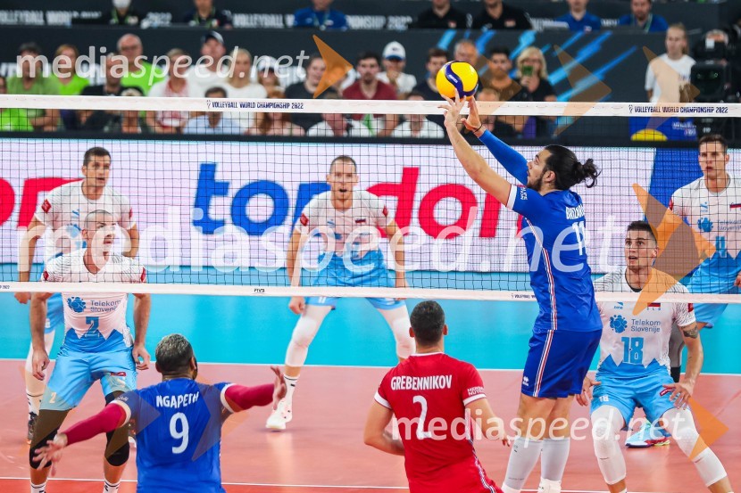Svetovno prvenstvo v odbojki 2022, Slovenija - Francija