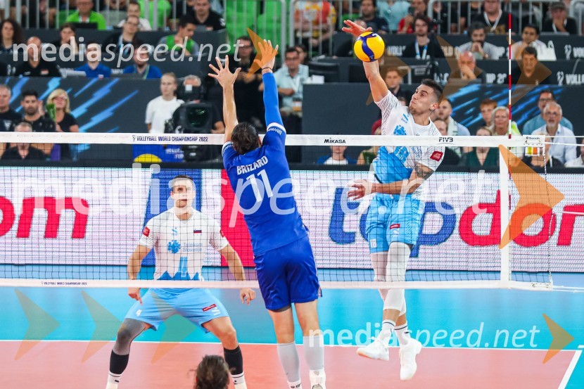  Jan  Kozamernik, odbojkar;  ... ;  Klemen Čebulj, odbojkarSvetovno prvenstvo v odbojki 2022, Slovenija - Francija