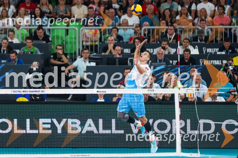  Jan  Kozamernik, odbojkarSvetovno prvenstvo v odbojki 2022, Slovenija - Francija