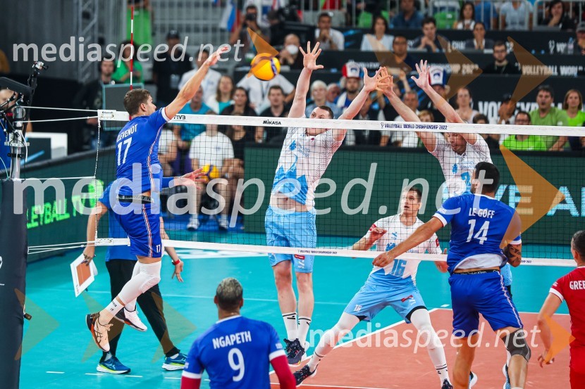  ... ;  Tonček  Štern, odbojkar;  Gregor  Ropret, odbojkar;  Alen  Pajenk  , odbojkarSvetovno prvenstvo v odbojki 2022, Slovenija - Francija