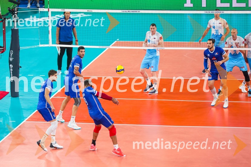 Svetovno prvenstvo v odbojki 2022, Slovenija - Francija