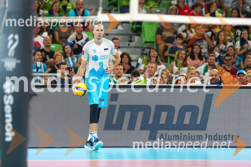  Alen  Pajenk  , odbojkarSvetovno prvenstvo v odbojki 2022, Slovenija - Francija