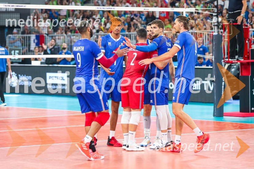Svetovno prvenstvo v odbojki 2022, Slovenija - Francija