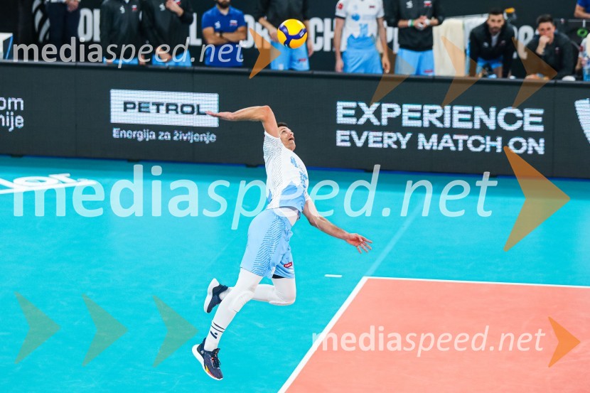  Gregor  Ropret, odbojkarSvetovno prvenstvo v odbojki 2022, Slovenija - Francija