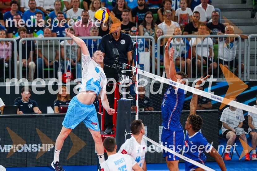 Tonček  Štern, odbojkar;  ... Svetovno prvenstvo v odbojki 2022, Slovenija - Francija