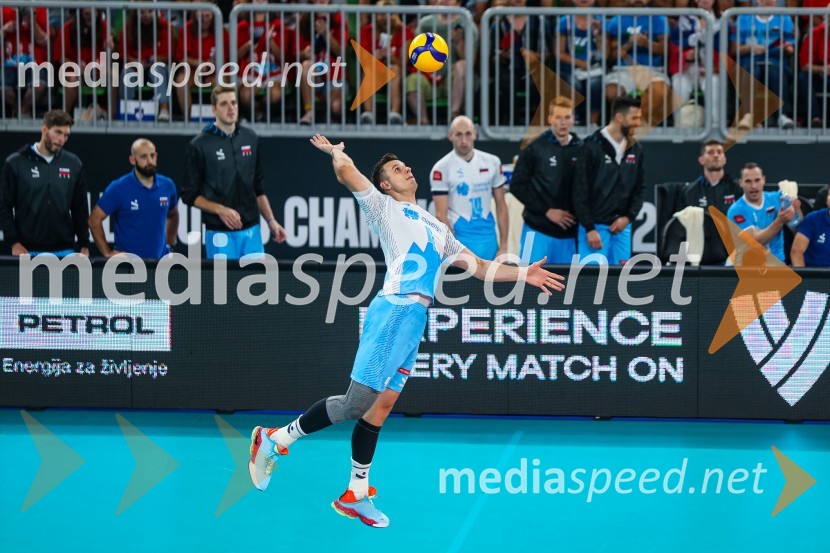  Jan  Kozamernik, odbojkarSvetovno prvenstvo v odbojki 2022, Slovenija - Francija