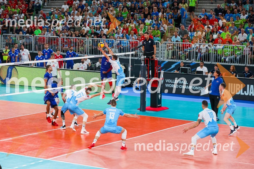 Svetovno prvenstvo v odbojki 2022, Slovenija - Francija