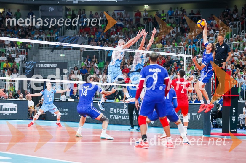 Svetovno prvenstvo v odbojki 2022, Slovenija - Francija