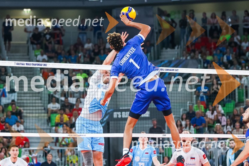 Svetovno prvenstvo v odbojki 2022, Slovenija - Francija