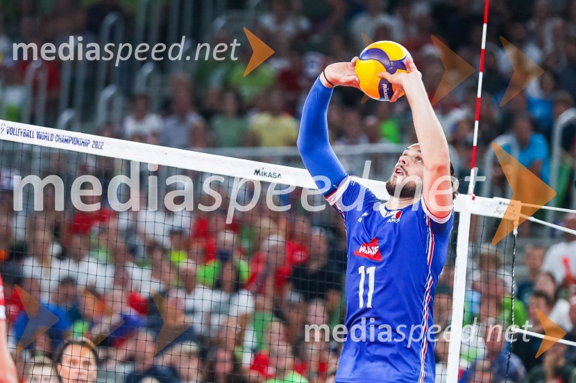 Svetovno prvenstvo v odbojki 2022, Slovenija - Francija