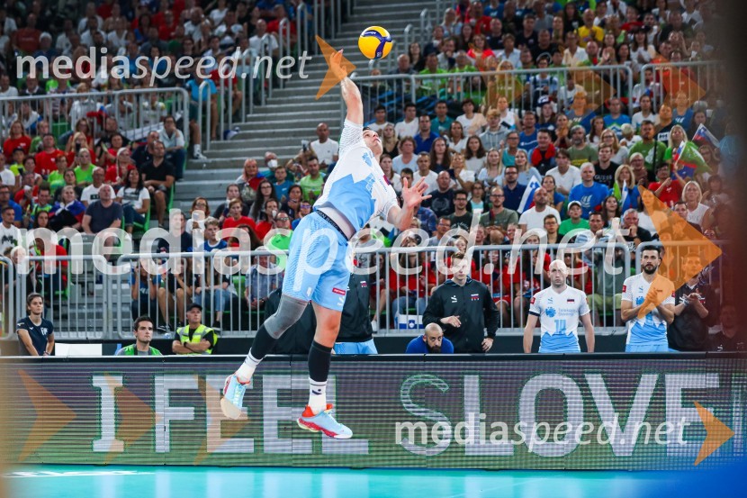  Jan  Kozamernik, odbojkarSvetovno prvenstvo v odbojki 2022, Slovenija - Francija