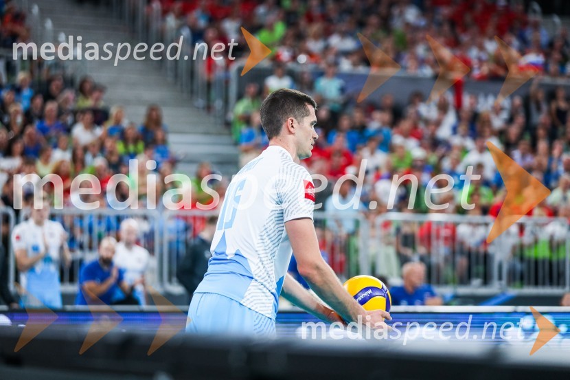  Gregor  Ropret, odbojkarSvetovno prvenstvo v odbojki 2022, Slovenija - Francija