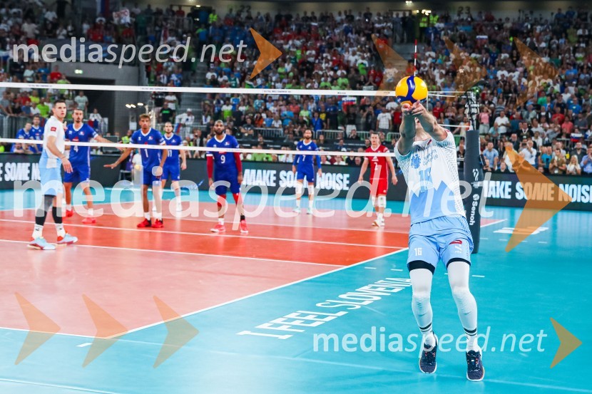  Klemen Čebulj, odbojkarSvetovno prvenstvo v odbojki 2022, Slovenija - Francija