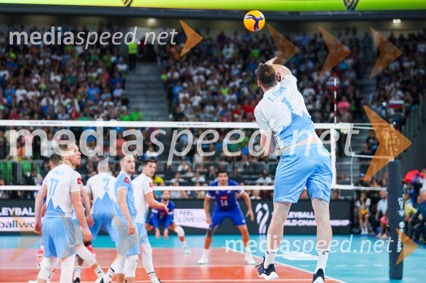  Tonček  Štern, odbojkarSvetovno prvenstvo v odbojki 2022, Slovenija - Francija