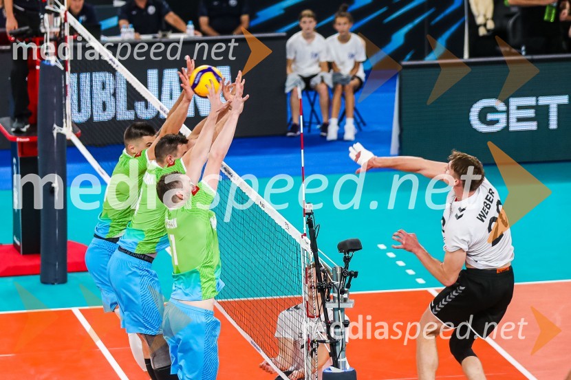  Klemen Čebulj, odbojkar;  Jan  Kozamernik, odbojkar;  Tonček  Štern, odbojkar;  ... Slovenci na krilih polne dvorane Stožice  ekspresno odpravili Nemce in se uvrstili v osmino finala