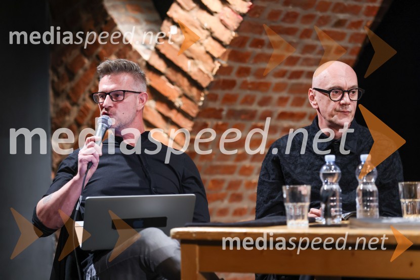  Tibor Mihelič Syed, direktor, Slovensko mladinsko gledališče;  Goran Injac, umetniški vodja, Slovensko mladinsko gledališčeDrugačna sezona, predstavitev sezone 2022/23, Slovensko mladinsko gledališče Ljubljana