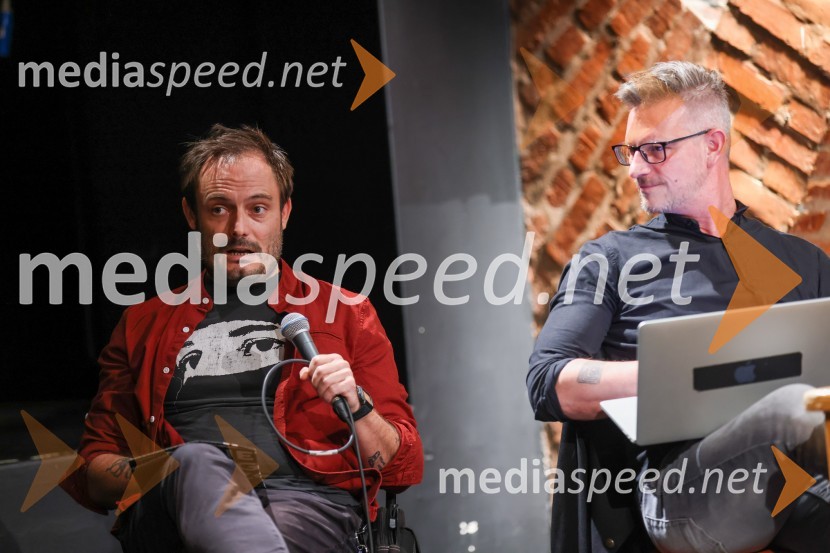  Milan Ramšak Marković, dramaturg;  Tibor Mihelič Syed, direktor, Slovensko mladinsko gledališčeDrugačna sezona, predstavitev sezone 2022/23, Slovensko mladinsko gledališče Ljubljana