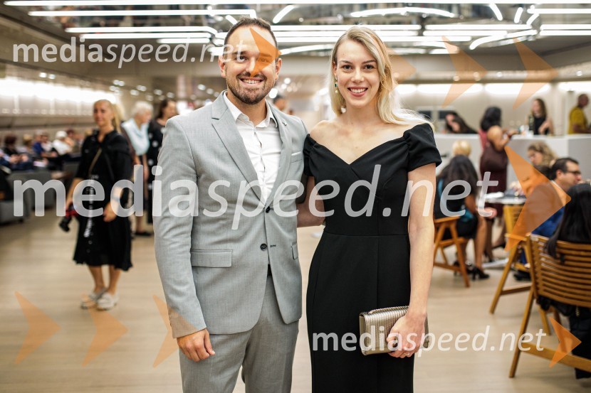  Žiga Lakner, pevec;  Lea Hren StrahNoche española, koncert Plácida Dominga, Festival Ljubljana 2022