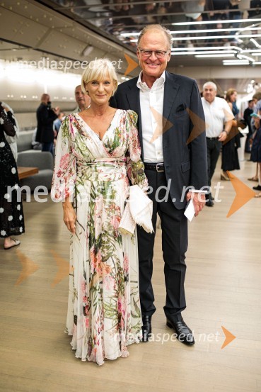  Sonja Poljanšek Škrabec, lastnica Welness centra Sunny;  Janez  Škrabec, direktor Riko d.o.o.Noche española, koncert Plácida Dominga, Festival Ljubljana 2022