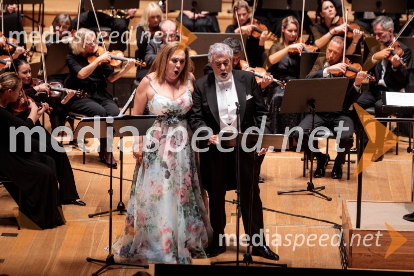  María José Siri, sopran;  Plácido Domingo, tenoristNoche española, koncert Plácida Dominga, Festival Ljubljana 2022