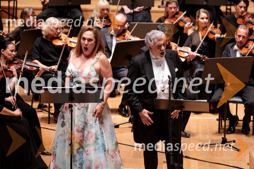  María José Siri, sopran;  Plácido Domingo, tenoristNoche española, koncert Plácida Dominga, Festival Ljubljana 2022