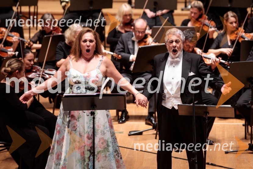  María José Siri, sopran;  Plácido Domingo, tenoristNoche española, koncert Plácida Dominga, Festival Ljubljana 2022