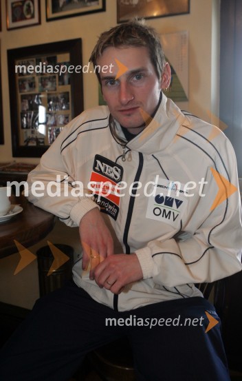 Jakub Janda, češki smučarski skakalecJakub Janda, smučarski skakalec na treningu v Lescah