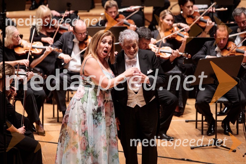  María José Siri, sopran;  Plácido Domingo, tenoristNoche española, koncert Plácida Dominga, Festival Ljubljana 2022