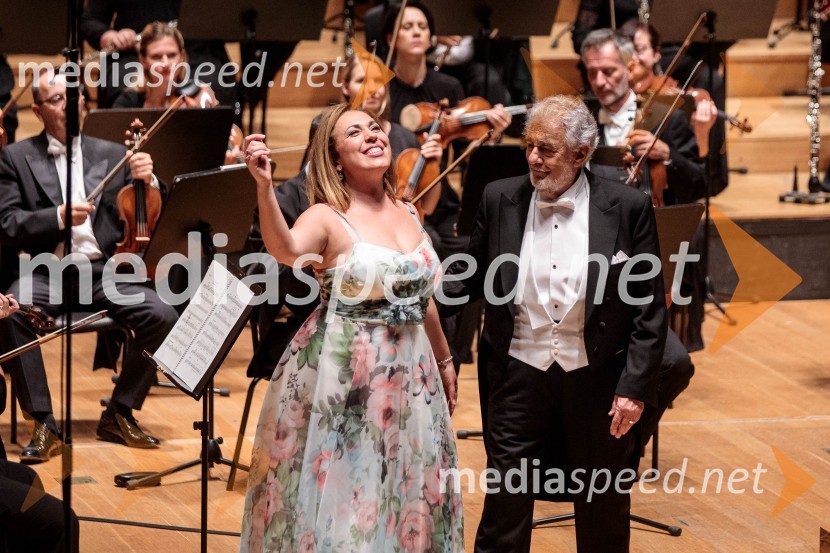  María José Siri, sopran;  Plácido Domingo, tenoristNoche española, koncert Plácida Dominga, Festival Ljubljana 2022